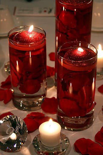 Crimson Rose Glow Candle